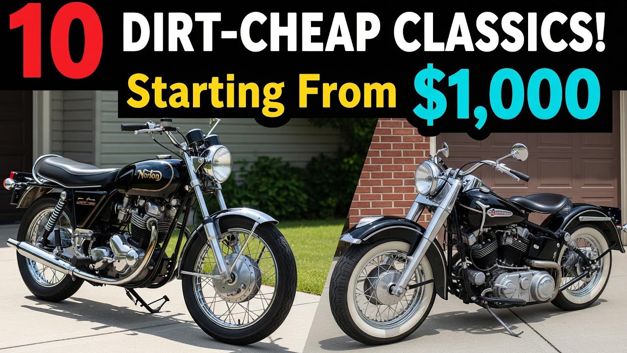 10 Dirt-Cheap Classic Motorcycles for Sale You Can Actually Own in 2026