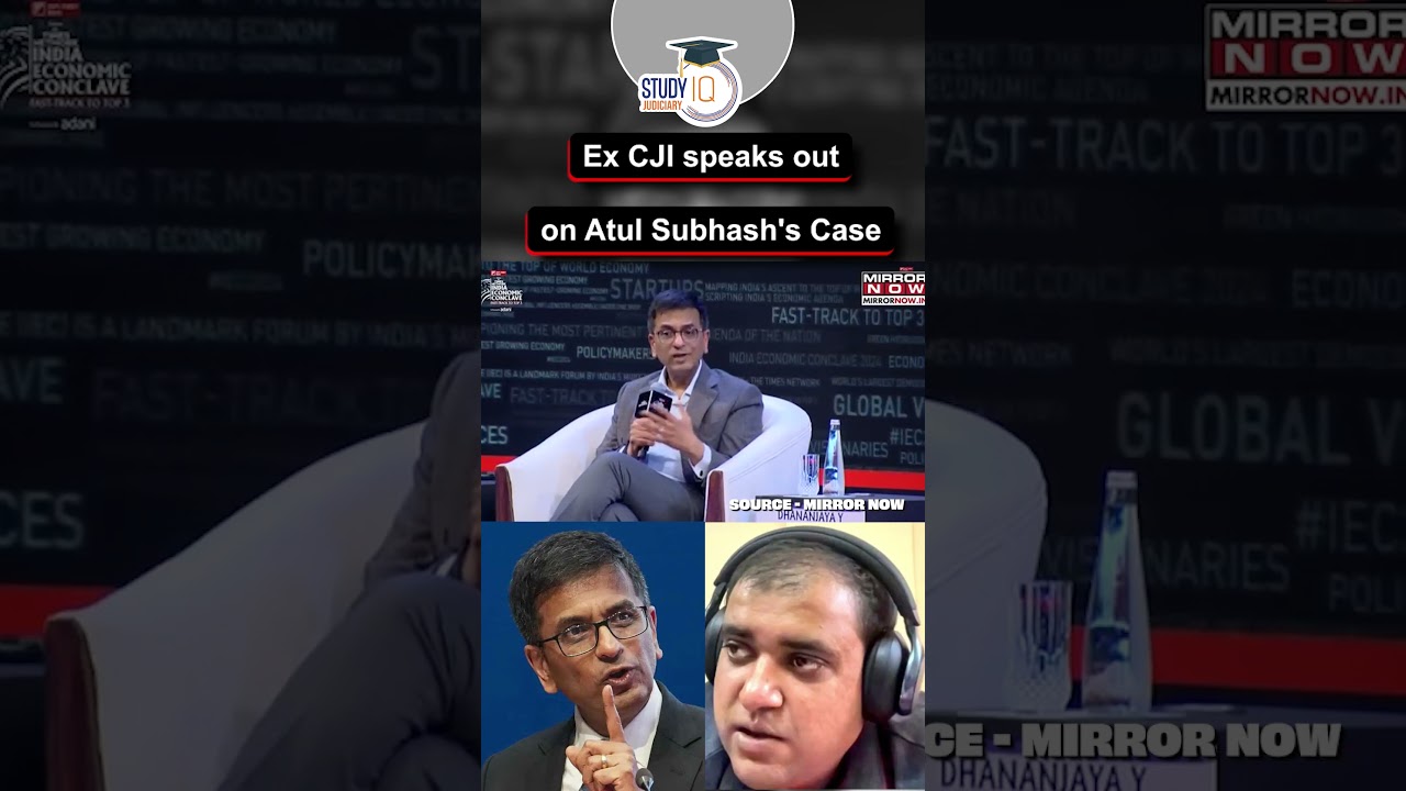 Ex CJI speaks out on Atul Subhash's Case | Legal News