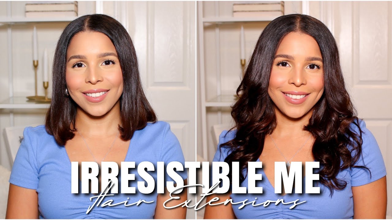 IRRESISTIBLE ME REVIEW || INVISIBLE CLIP-INS HAIR EXTENSIONS || PATRIGLAMX