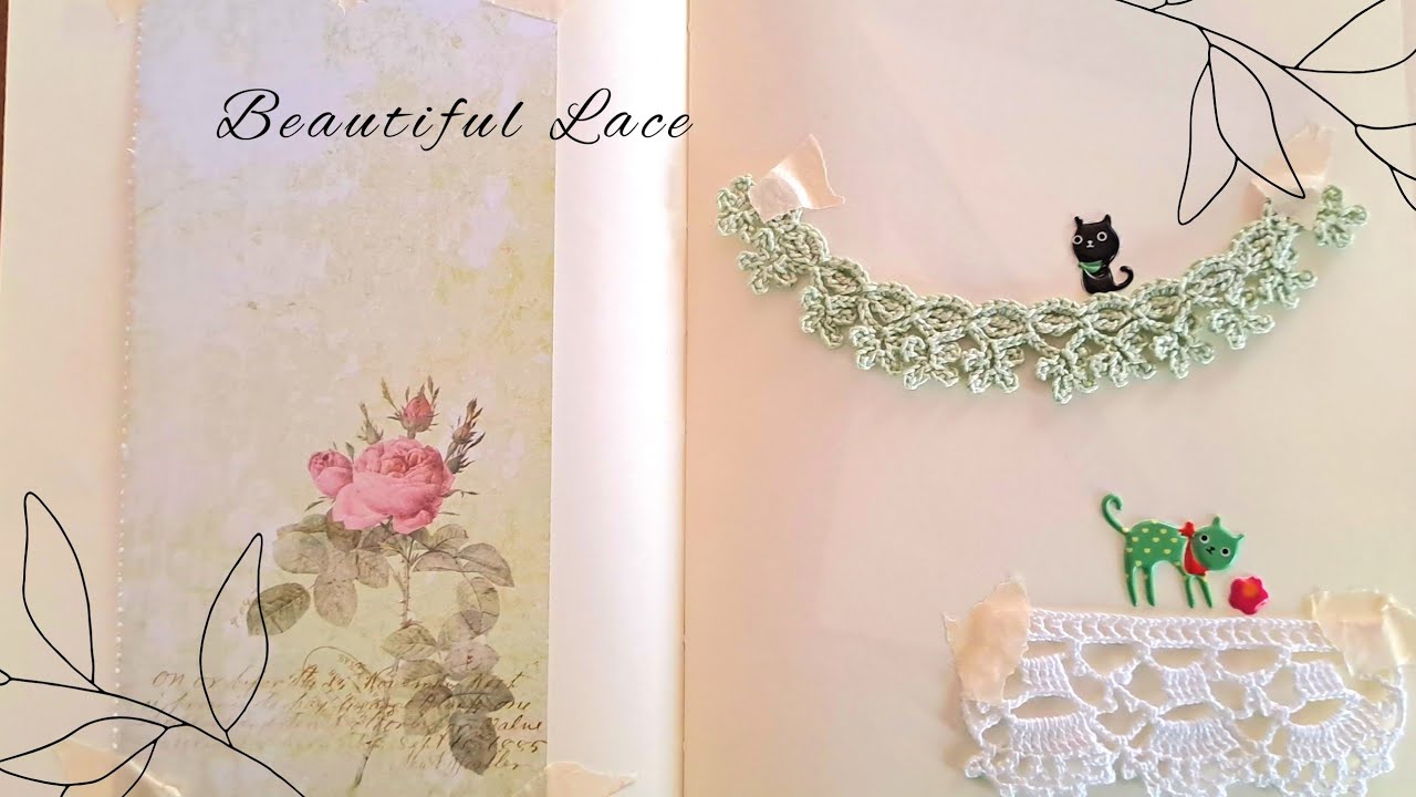 Нежная цветочная тесьма крючком #crochetlace #crochettutorial #crochetlaceborder