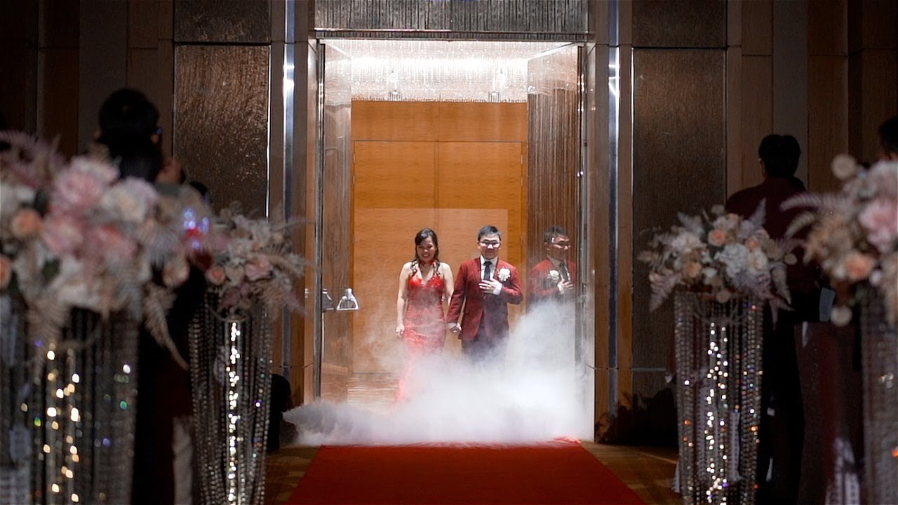 Marina Bay Sands MBS 2023 Wedding Dinner & Solemnisation | Aaron & Emeline