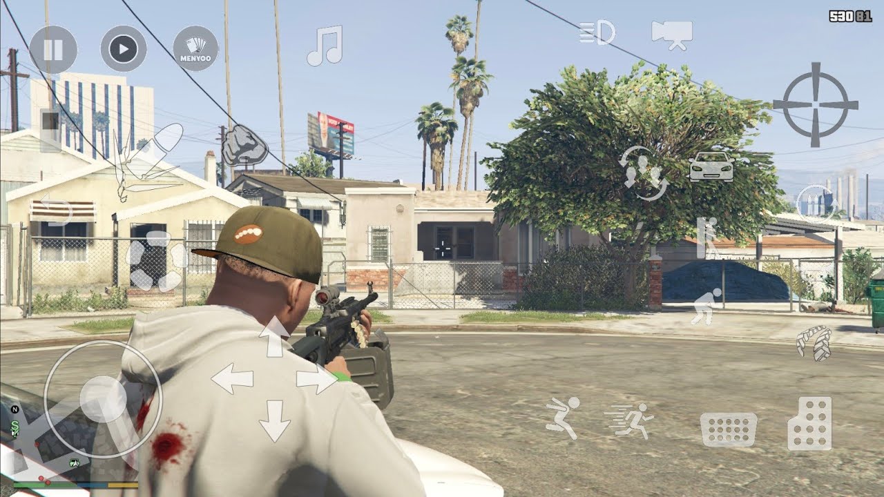 GTA 5 Android Gameplay Offline | Winlator Ludashi V2.8.2 with Input Bridge Touch Control