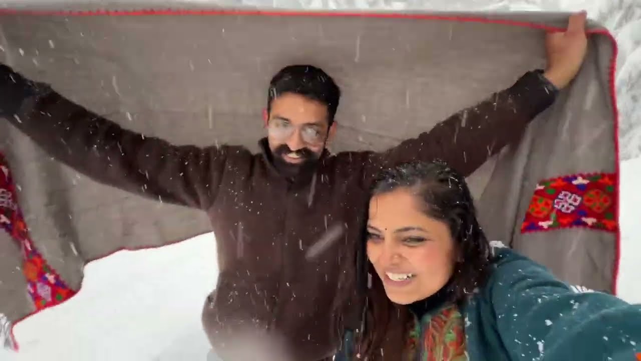 2026 ki pehli Snowfall || Finally 😍😍😍🌨️