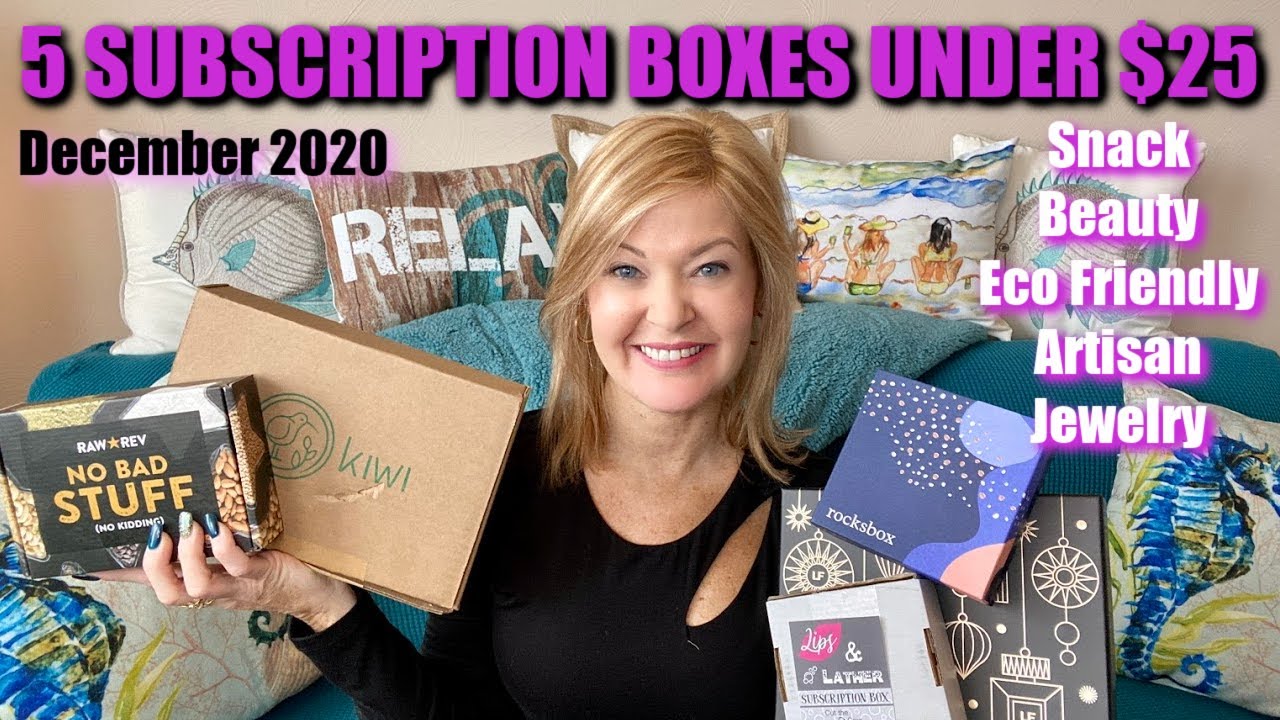 5 SUBSCRIPTION BOXES UNDER $25 | December 2020 | Fun, Useful & Affordable!