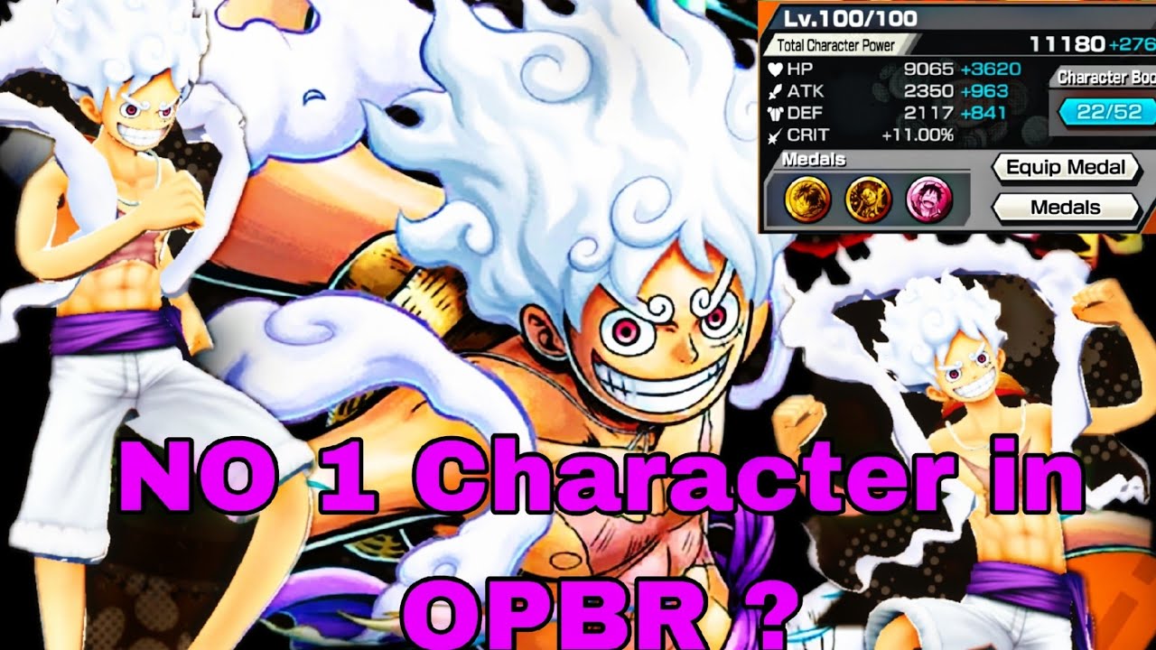 Gear 5 v2 Gameplay ||Is he the best character in OPBR ?