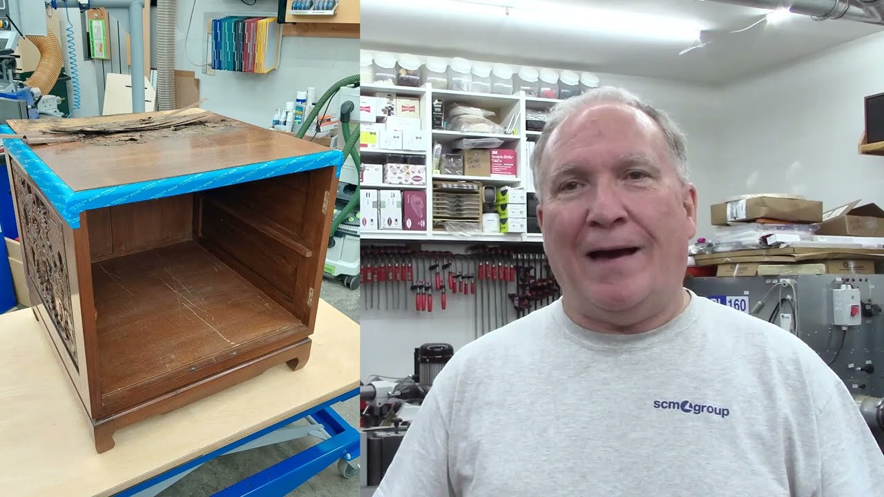 Repairing a Water Damaged Teak Cabinet - Expect the Unexpected