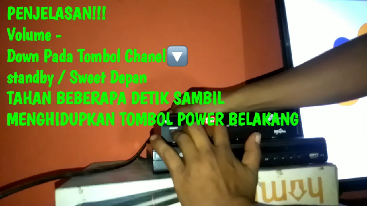 Gagal OTA decoder mode ON sangat mudah mengatasinya tidak perlu di flas atau panggil teknis