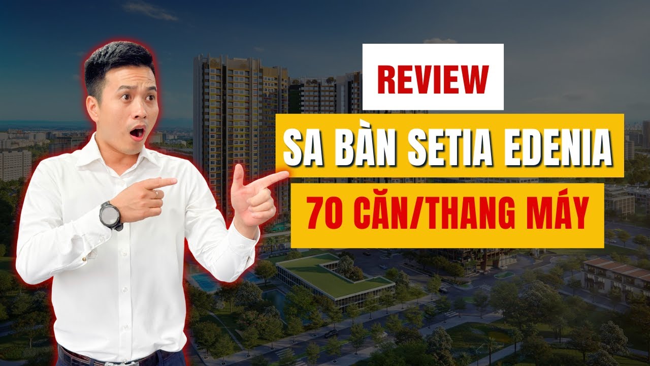 Review Sa b&agrave;n Setia Edenia: Mật độ thang m&aacute;y 