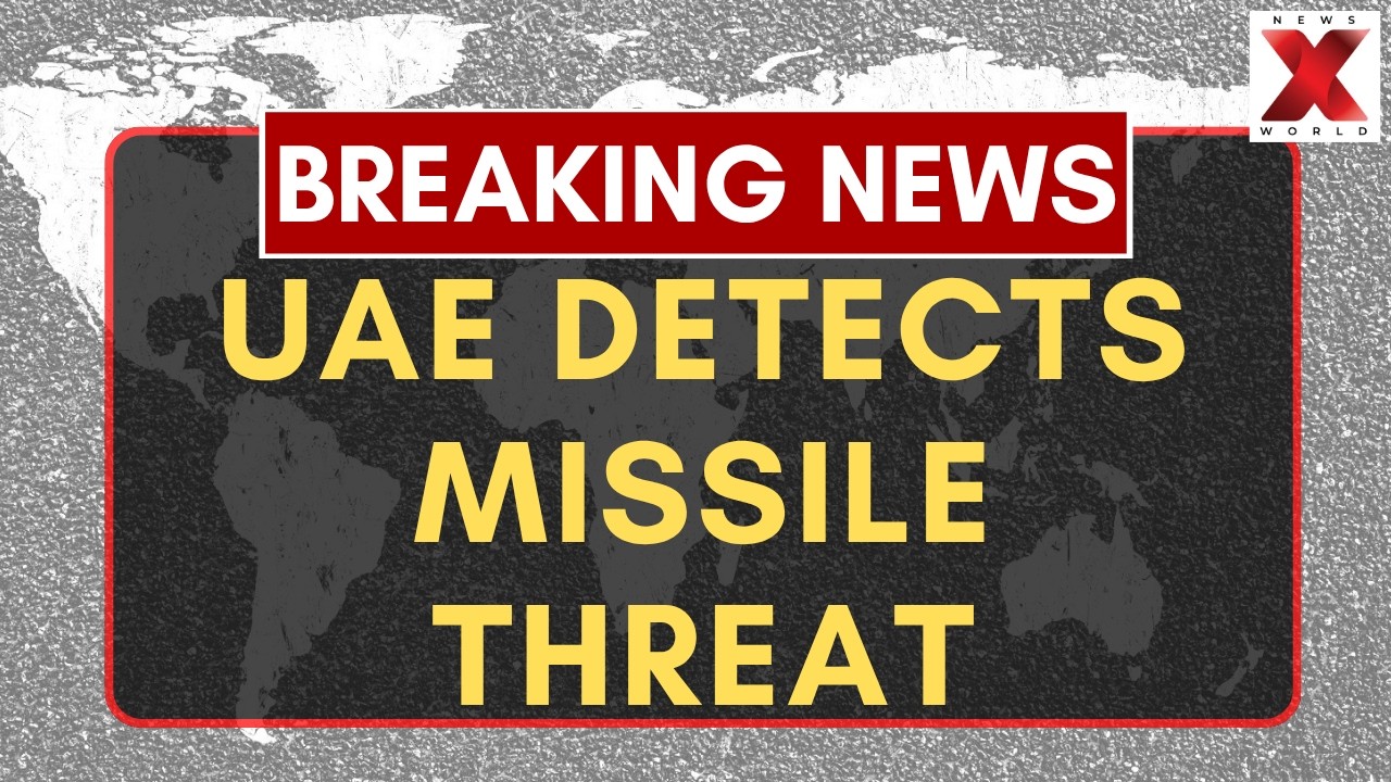 UAE Missile Alert : UAE Air Defences Detect Missile Threat Amid Tensions | NewsX World