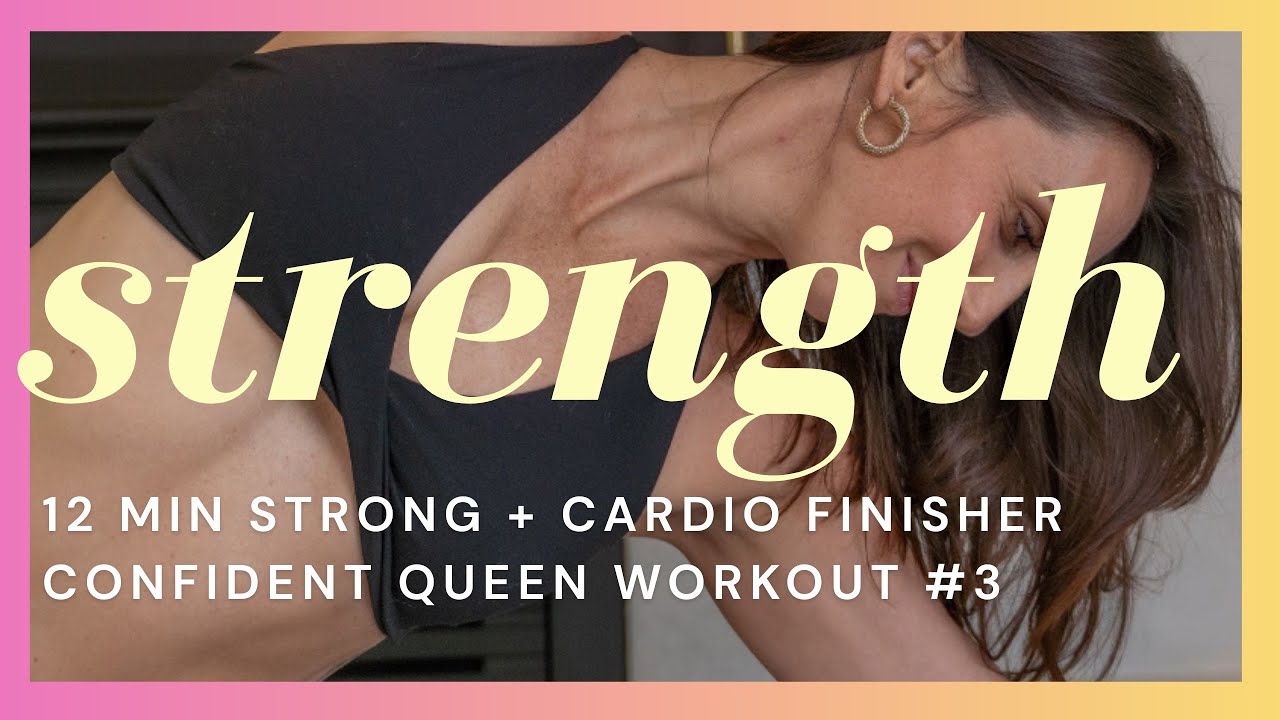 Confident Queen Series Workout 3 👑 Full Body Strength & Cardio | Build Posture Power & Confidence