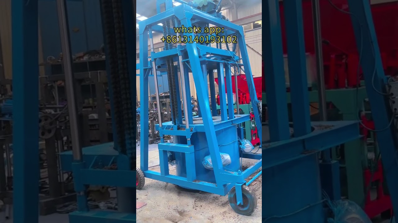 Cement well ring machine, precast concrete reinforcement, drainage inspection well equipment