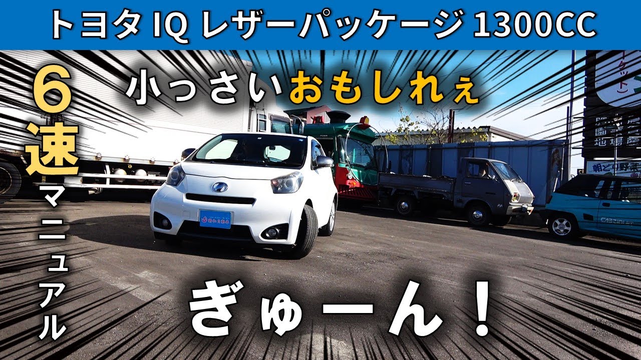 この小ささと走りに酔いしれる車 トヨタIQ 130G レザーパッケージ