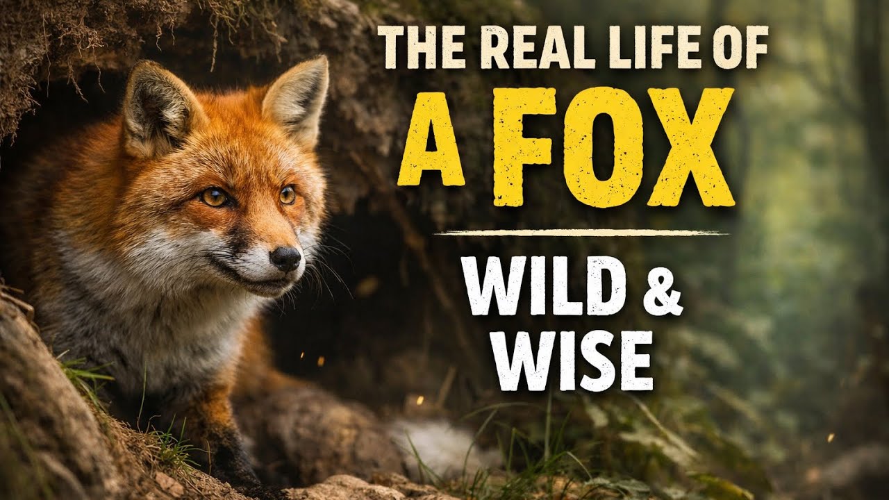 🦊 The Real Life of a Fox — A Silent Struggle #FoxStory #NocturnalAnimals #AnimalBehavior 