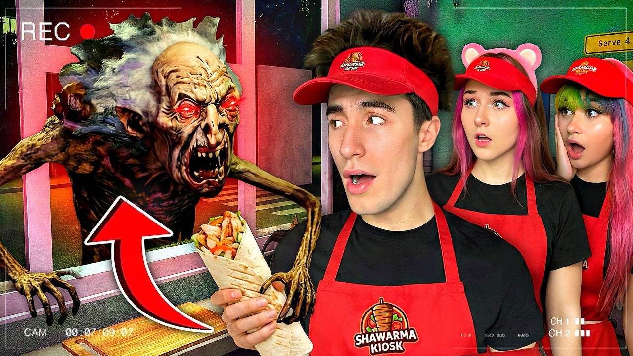 I FORCED DTI Youtubers To Play ROBLOX SHAWARMA KIOSK...
