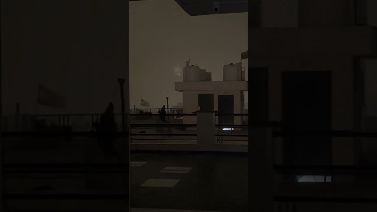 Storm in Noida #trending #short #nature