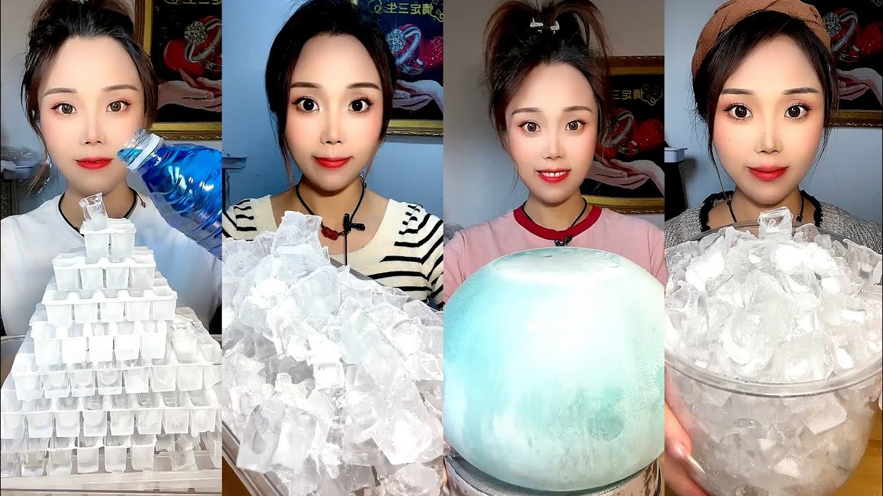 SOLO / ASMR HARD ICE EATING / CRUSHED ICE / THIN ICE / BALLOON ICE / ICE CUBES / WHITE ICE