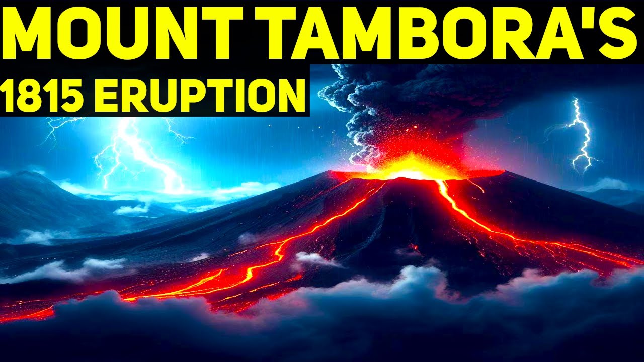 Печально известное извержение вулкана Тамбора в 1815 году