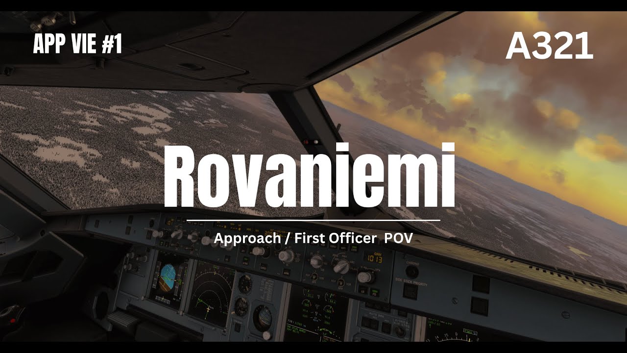 A321 | APP Rovaniemi - EFRO 🇫🇮 | First Officer POV | Real OPS | Microsoft Flight Simulator 2024
