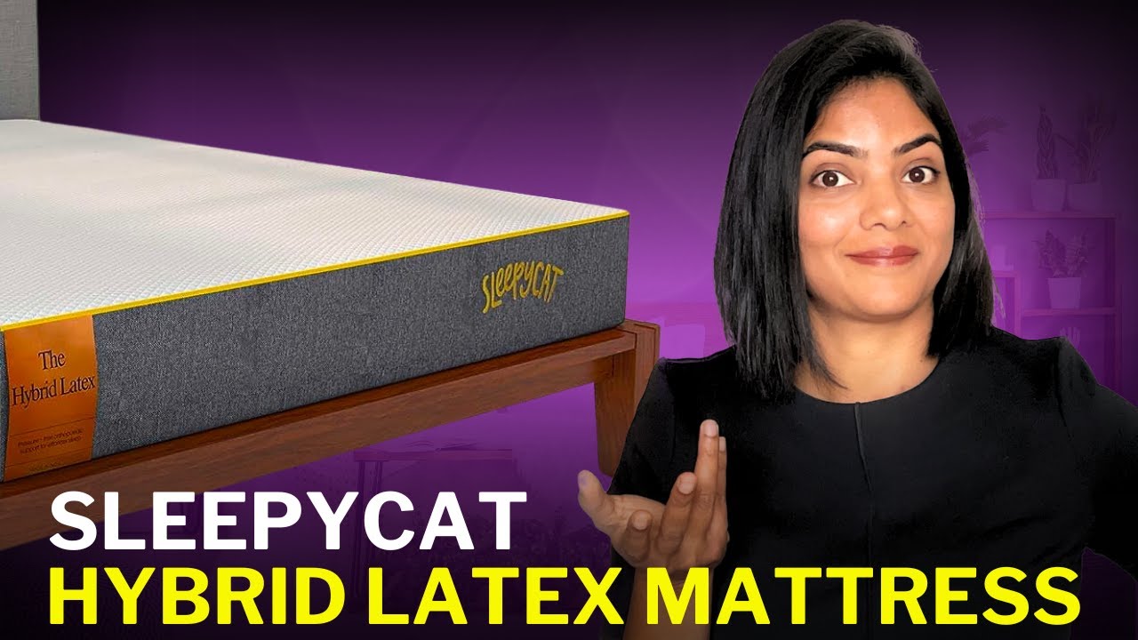 Best Orthopaedic mattress for back and neck pain - Sleepycat Hybrid Latex Mattress Demo and Review