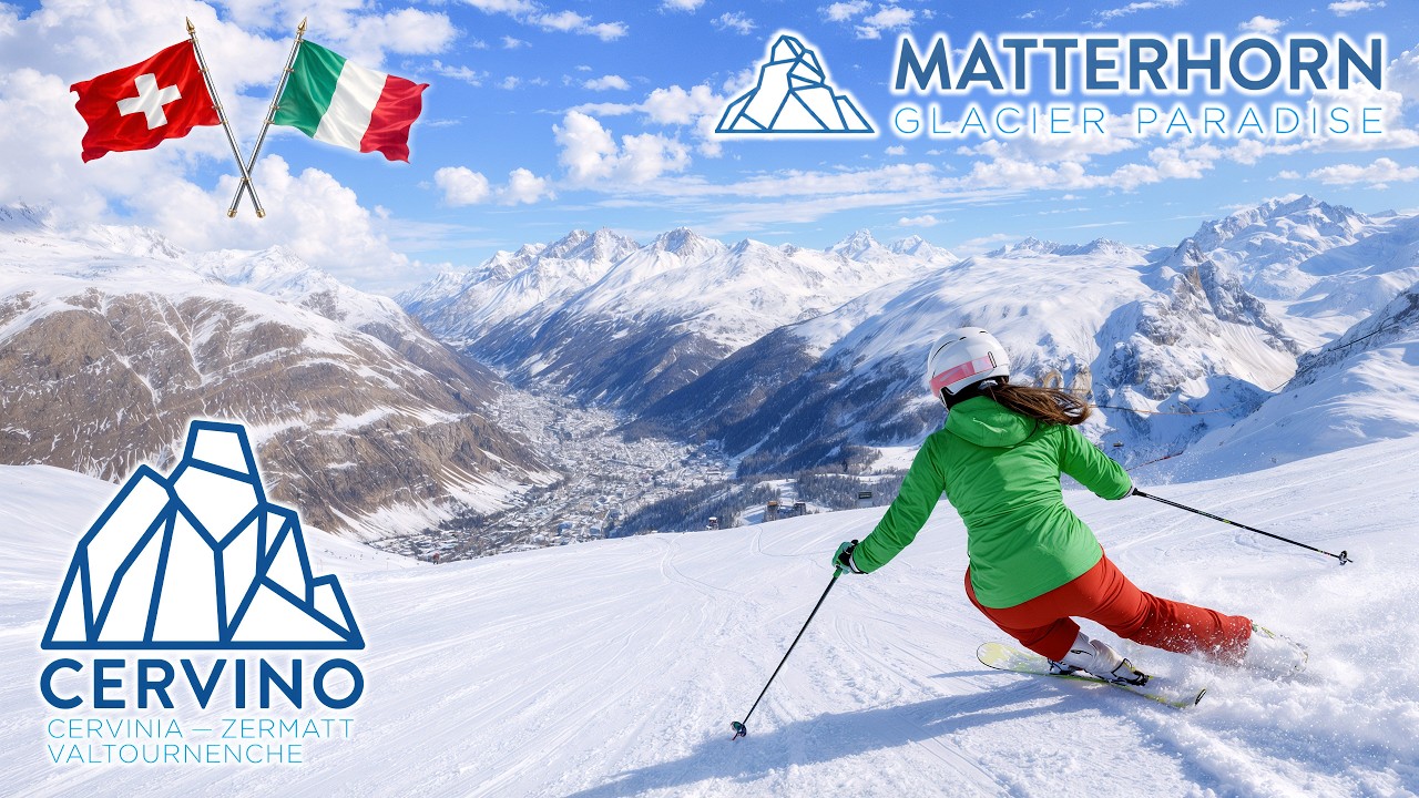 ⛷️ 3 Epic Ski Runs in the Heart of the Alps | Matterhorn: Zermatt 61, Cervinia 29 & Valtournenche 1