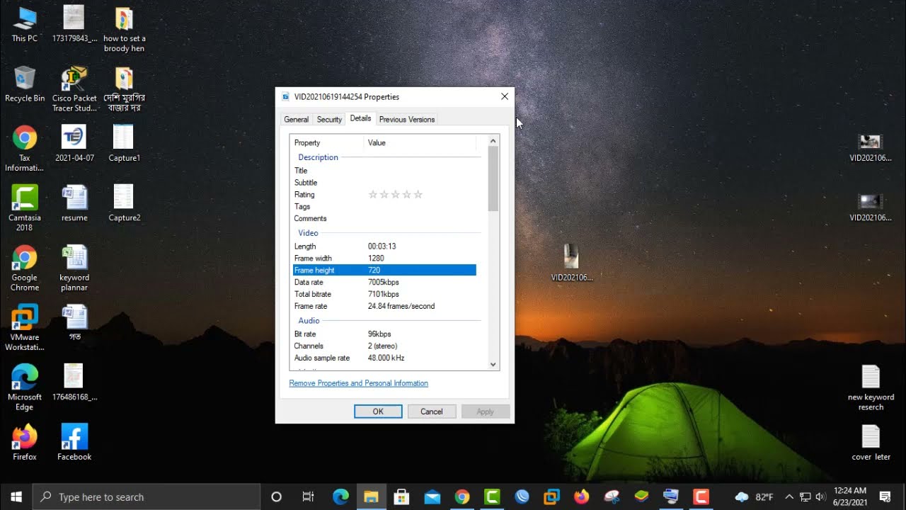 How to find video resolution on pc easily | Technical Emran