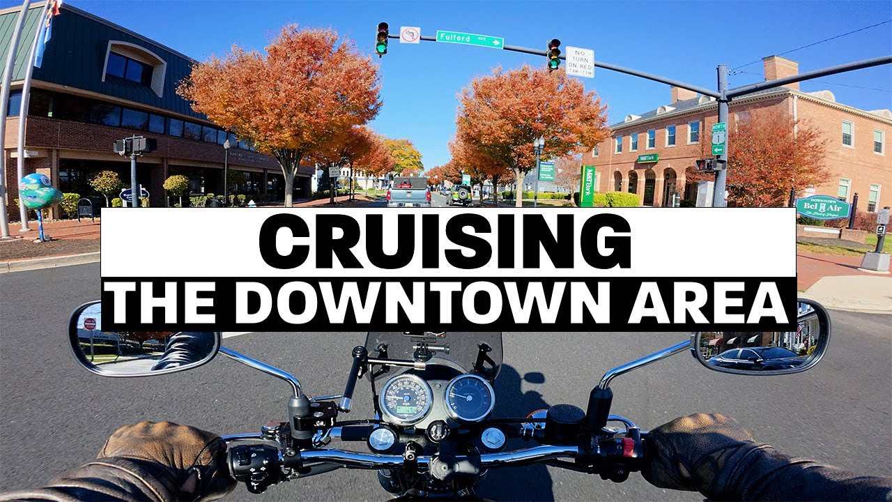 CRUISING Through Bel Air, MD's Historic Downtown Area | W800 | POV Ride 8