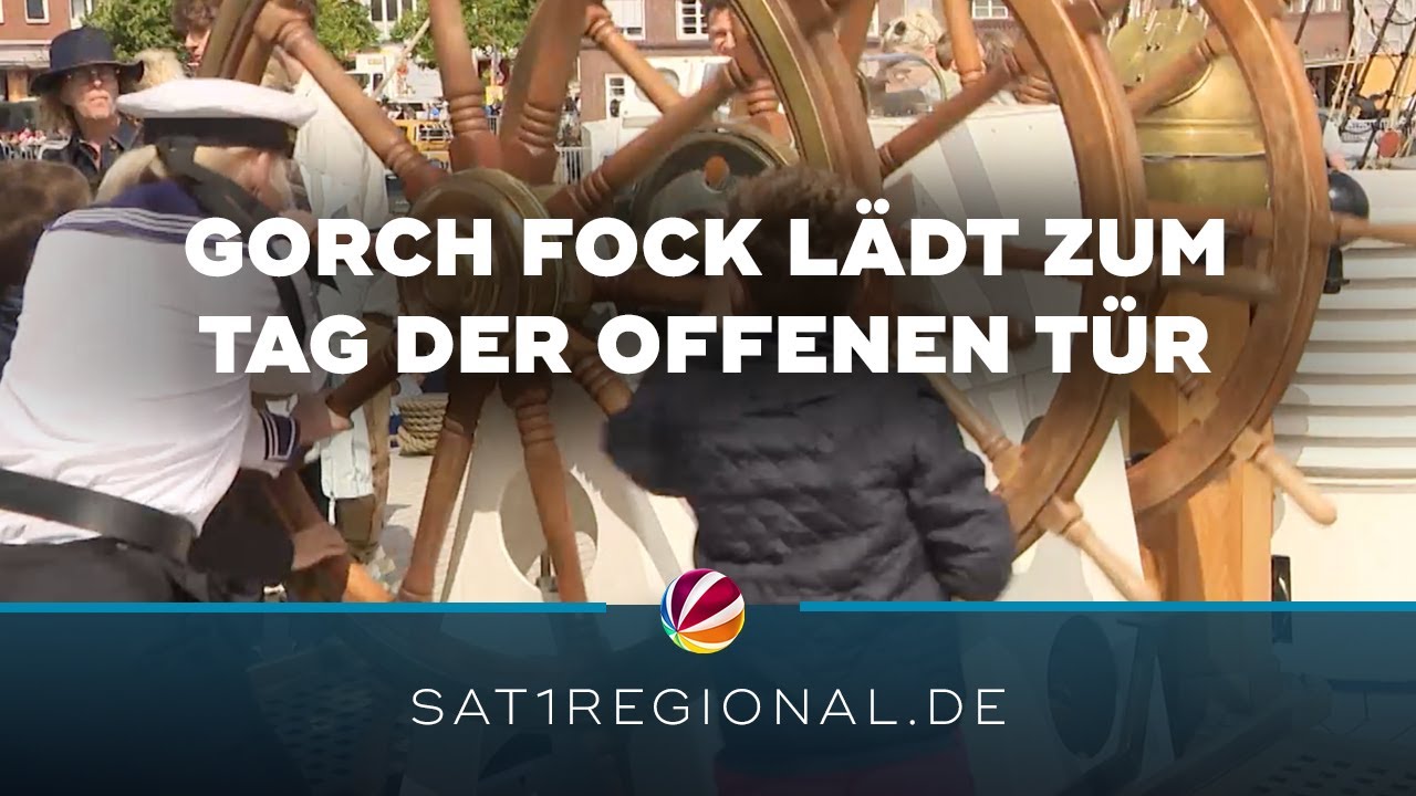 Segelschulschiff Gorch Fock lädt zum Tag der offenen Tür in Kiel