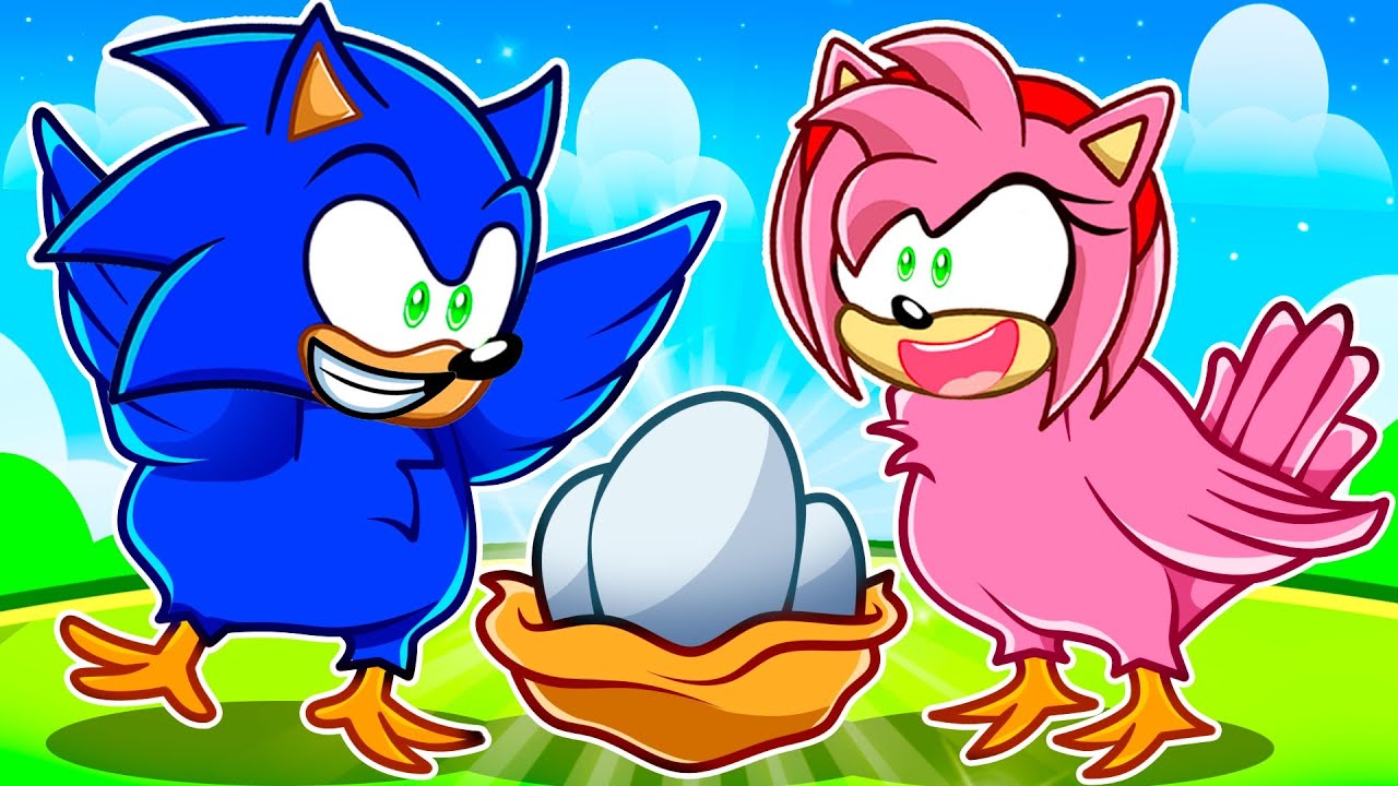 Sonic & Amy Have A BIRD FAMILY in Roblox!