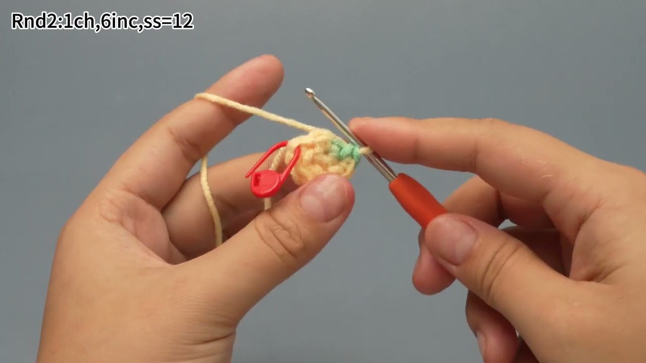 Crochet Big Turtle 3- Shell Rnds 1-3