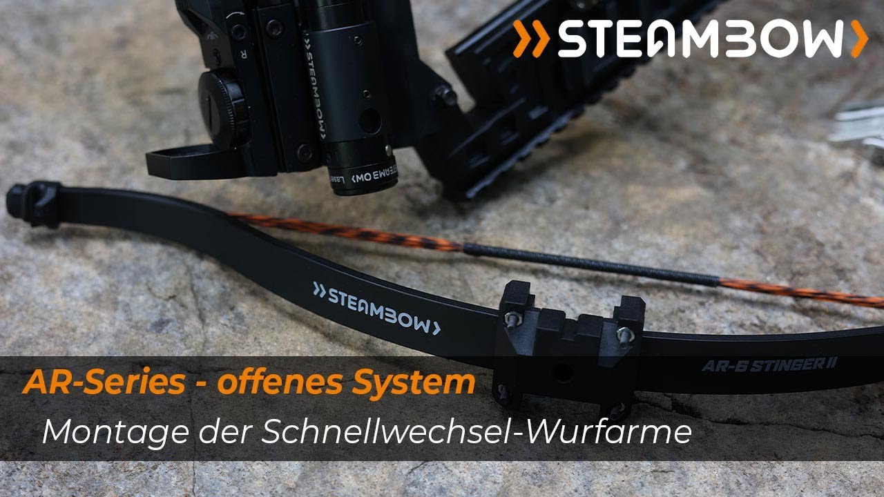 Detaillierte Anleitung zum Stinger II Schnellwechsel-Wurfarmkit