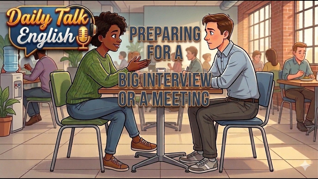 Preparing for a Big Meeting! #englishlistening #preparingforinterview #podcast