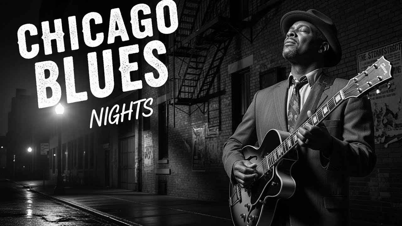 Stevie Ray Vaughan, Gary Moore, Bonamassa Inspired Vintage Soul Blues Rock Warm Night Aura