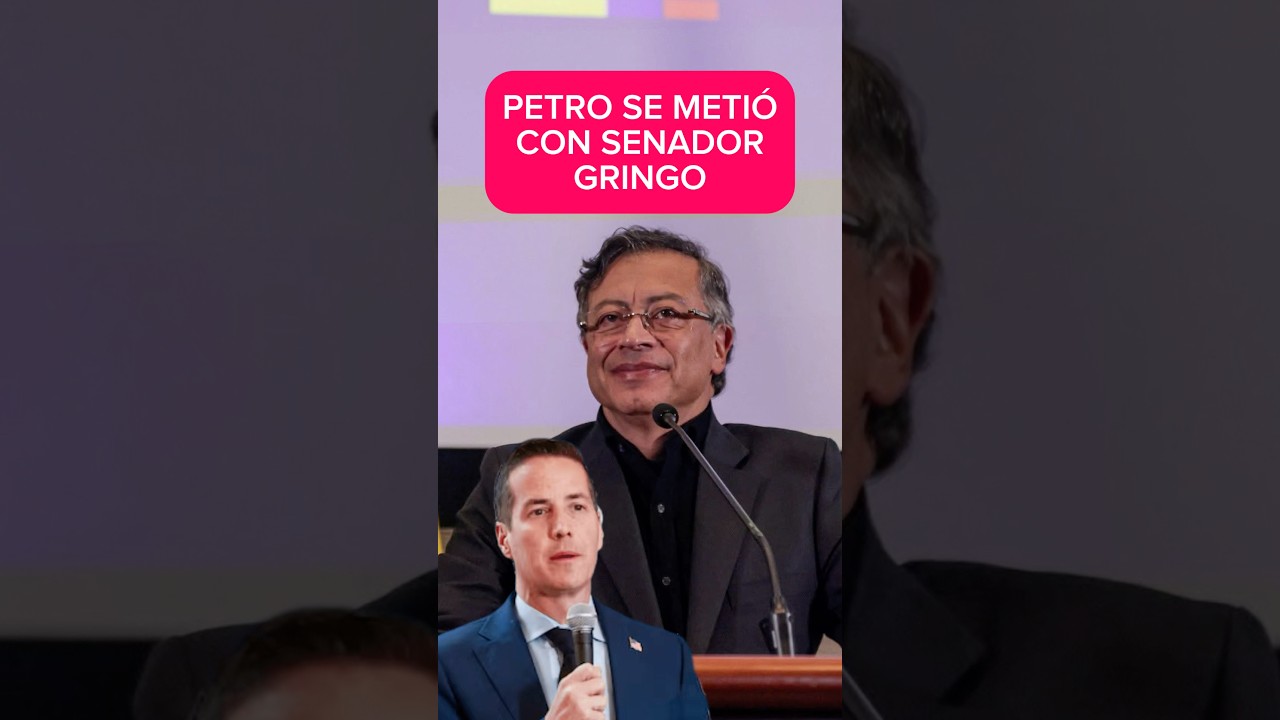 PETRO SE METI&Oacute; CON SENADOR GRINGO #colombia #petro #petrismo #estadosunidos