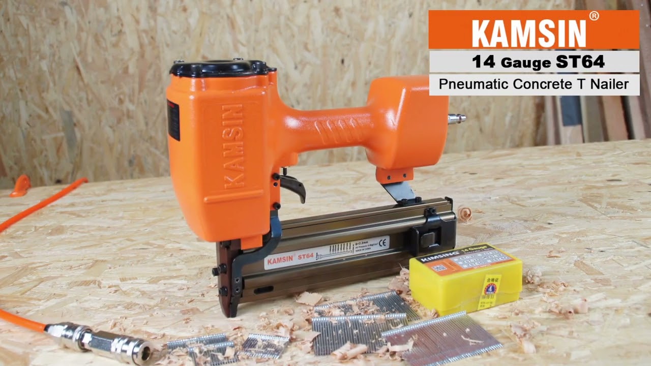 What about a nail gun that can hit a concrete wall？#KAMSIN#ST64