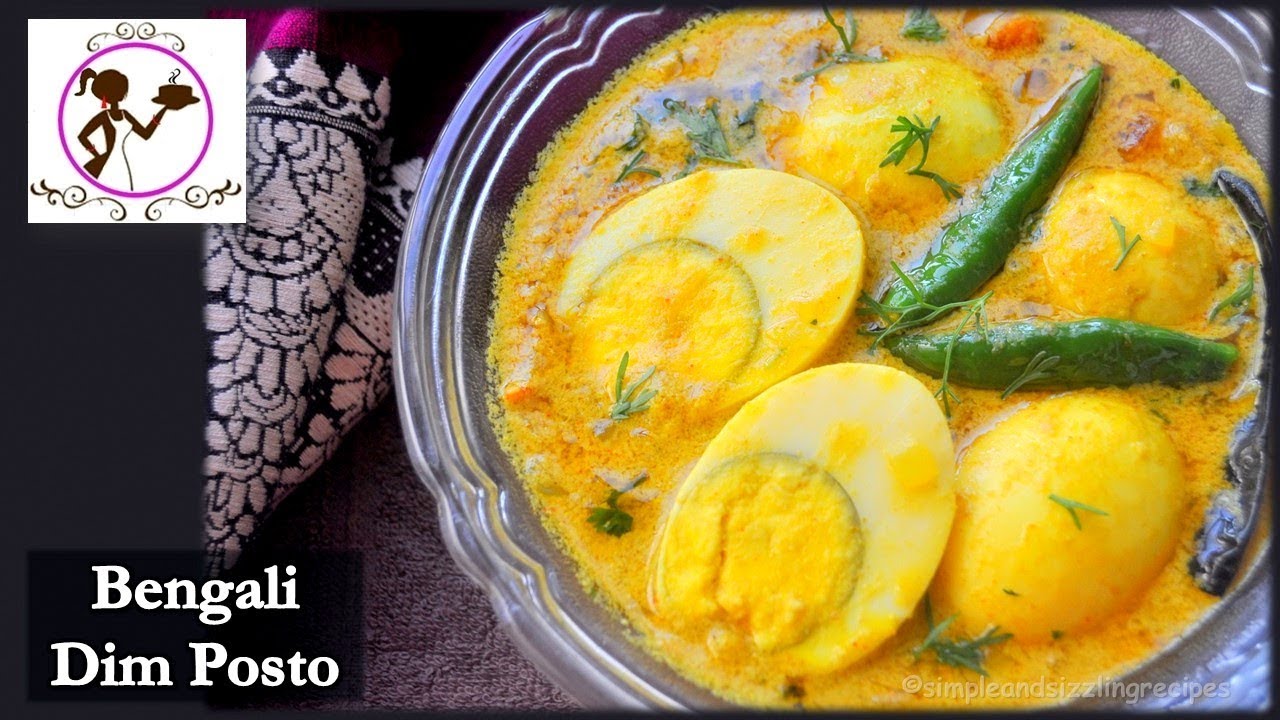 Dim Posto | ডিম পোস্ত | Bengali Egg Curry Recipe | Egg Curry with Poppy Seed Paste | Egg Recipe