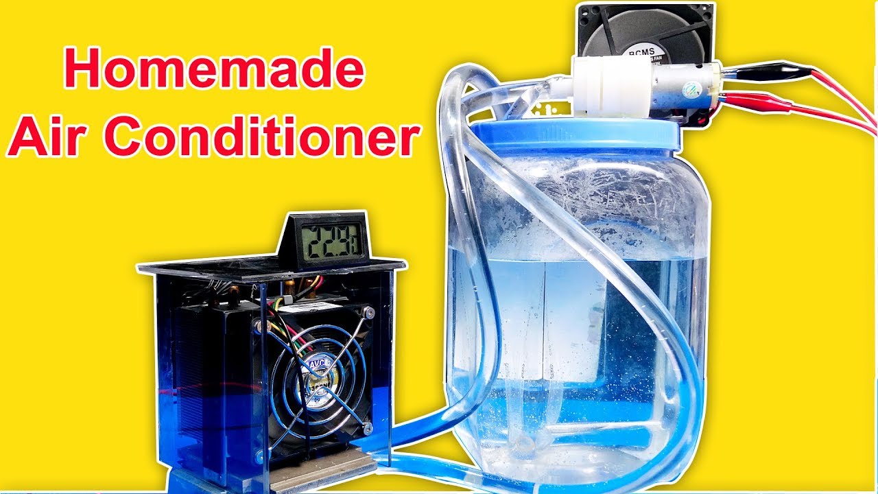 How to make Air Conditioner WITHOUT ICE - Simple Homemade Invention