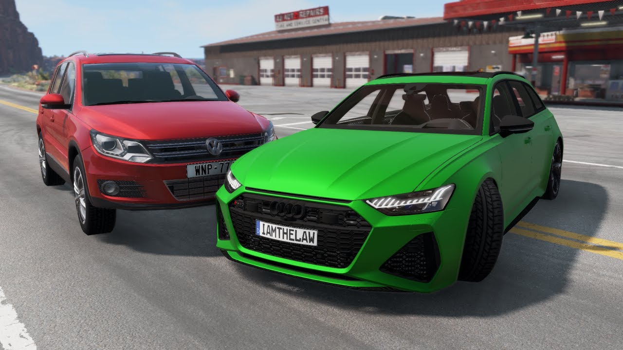 Instant Karma & Car Near Miss 28 - BeamNG Drive