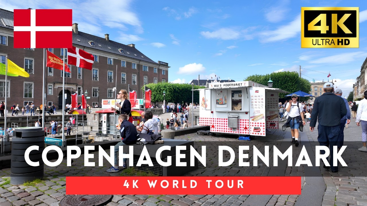 🇩🇰Copenhagen 4k walk - Denmark 4K Morning Walking Tour｜Jul 2025