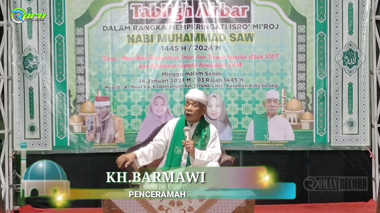 CERAMAH LUCU.. H BARMAWI • Semua Tahan Tawa