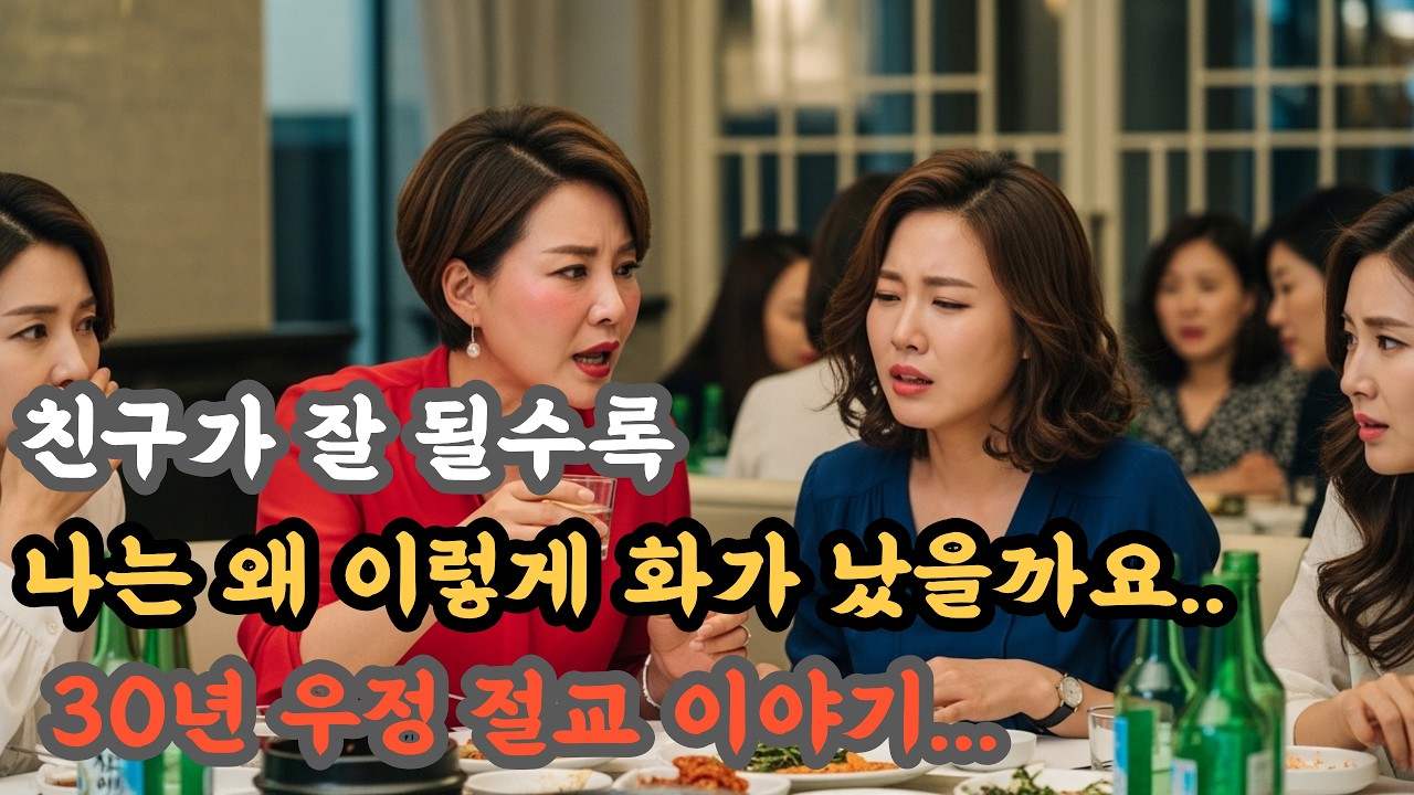 30년 우정을 끝낸 건 질투심이었습니다..