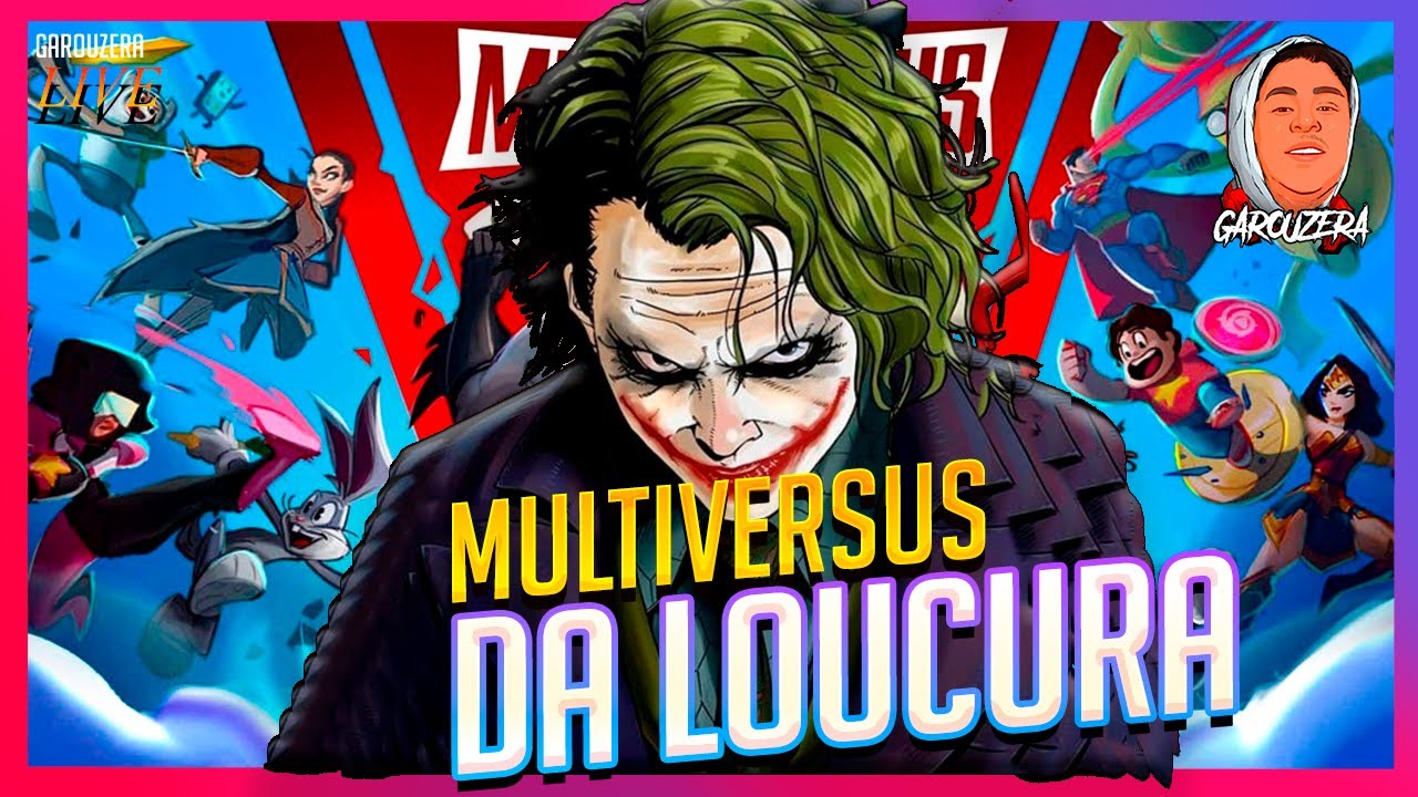 GAROUZERA NO MULTIVERSUS DA LOUCURA - FULL GAMEPLAY - LIVE AO VIVO DO MULTIVERSUS - EAE BORA?
