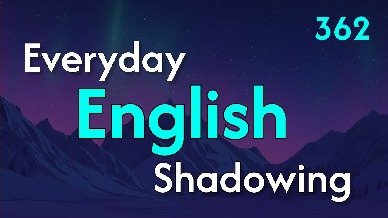English Listening & Speaking Practice in 30 mins | Shadowing Practice for Fluent English | Dialogue
