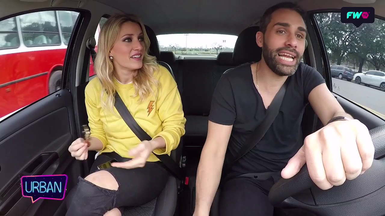 Mica Viciconte se vuelve a subir al auto de Urban y pasea con el Pollo Álvarez