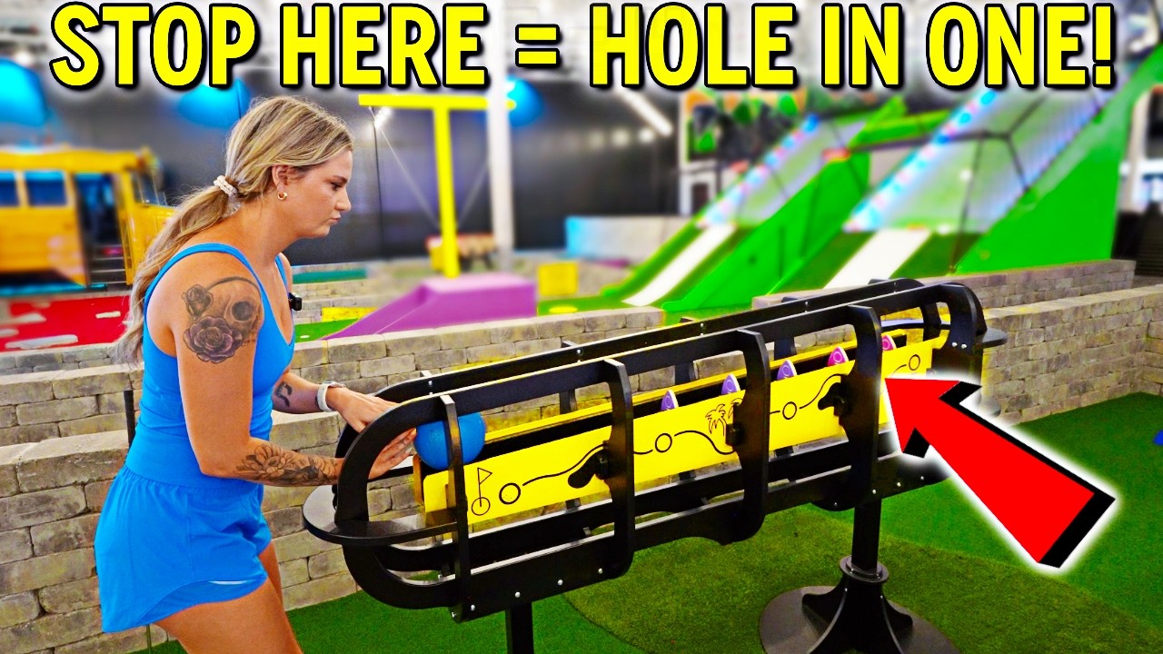 Insane ONE OF A KIND Mini Golf Course! - MUST PLAY!