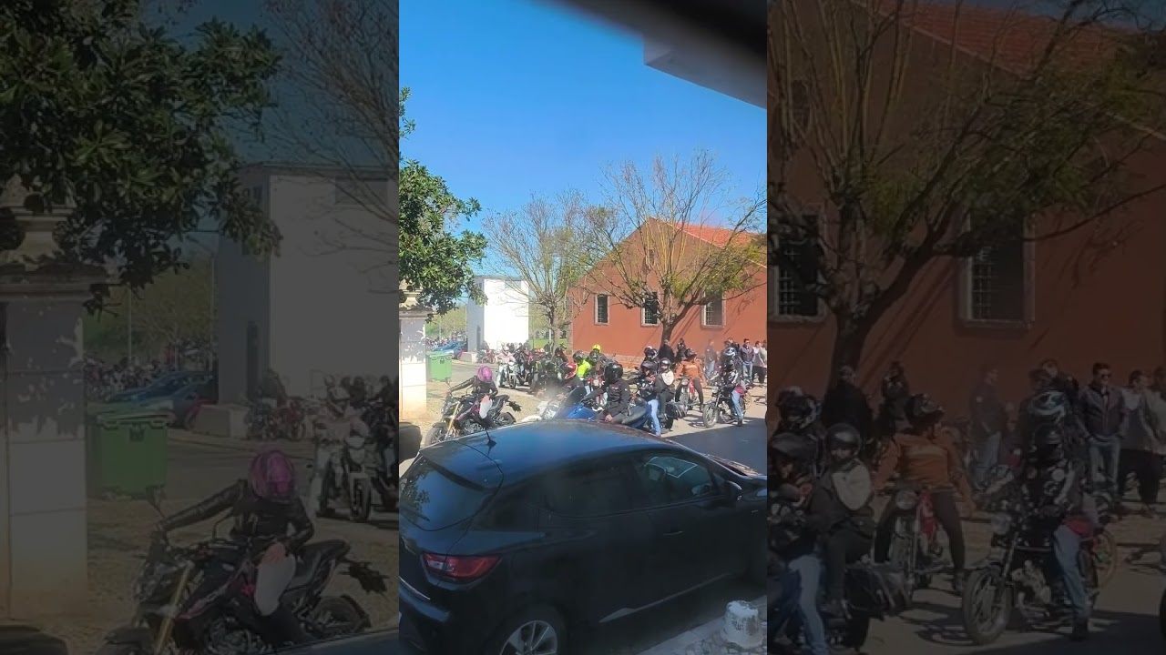 Concentração de motas em Salvaterra de magos 