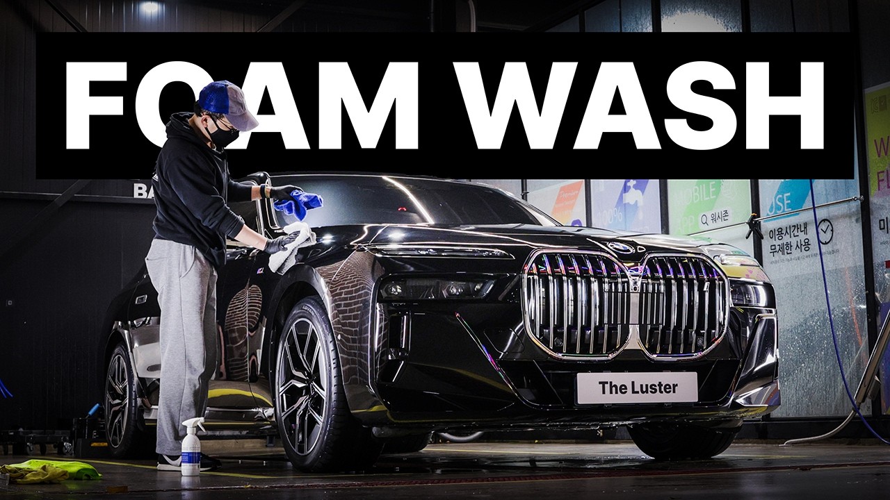BMW i7 기본세차 | foam washing  detailing [4K]