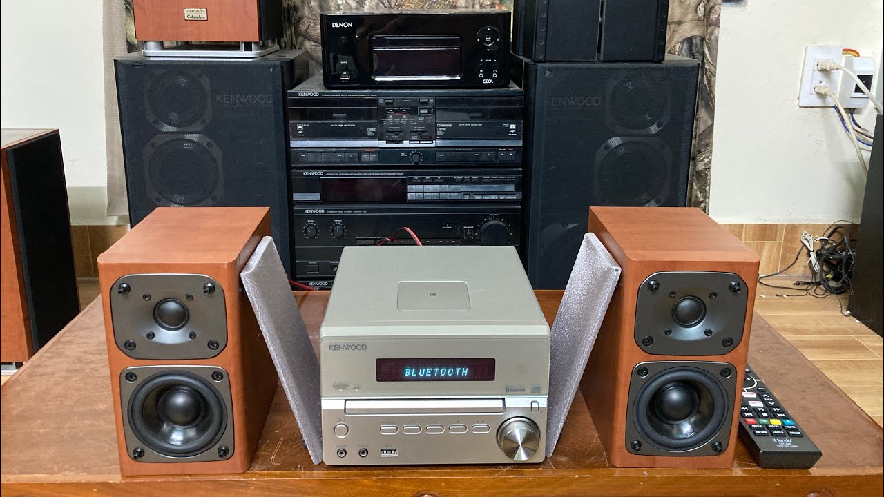 (Đã ✈) Dàn siêu mini kenwood XK330 đẹp keng full, Lh 0978.311.198 