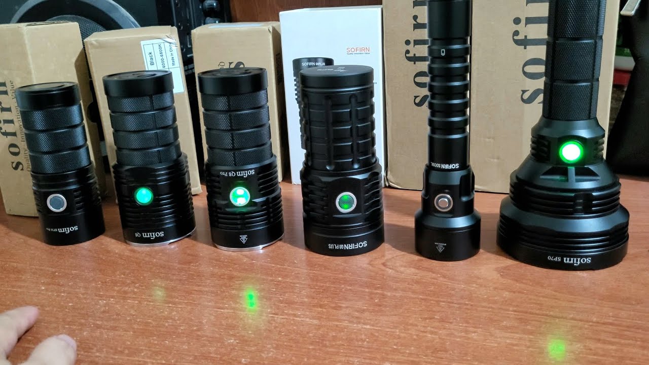 review 6 mẫu đèn pin công suất khủng chính hãng  của sofirn từ 5.000lm đến 16.000lm