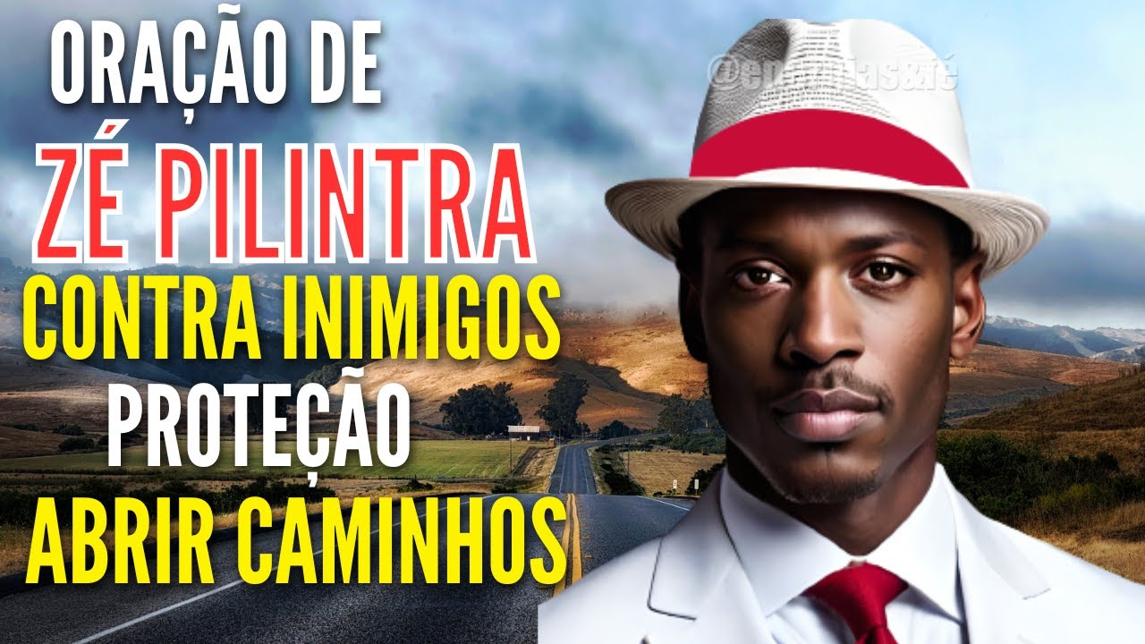ORAÇÃO a ZÉ PILINTRA CONTRA OS INIMIGOS  - PROTEÇÃO e ABRIR CAMINHOS na SUA VIDA