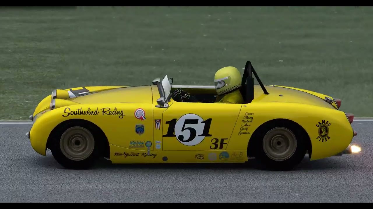 1958 Austin Healey Sprite (Kansa) at Goodwood Revival